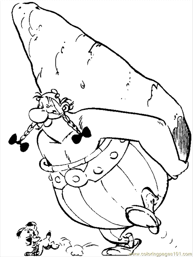 Página para colorir: Asterix e Obelix (desenhos animados) #24466 - Páginas para Colorir Imprimíveis Gratuitamente