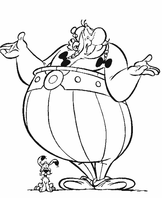 Página para colorir: Asterix e Obelix (desenhos animados) #24483 - Páginas para Colorir Imprimíveis Gratuitamente