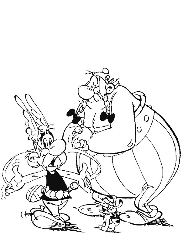 Página para colorir: Asterix e Obelix (desenhos animados) #24485 - Páginas para Colorir Imprimíveis Gratuitamente