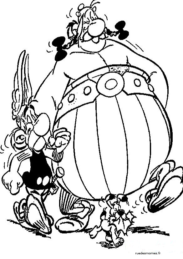 Página para colorir: Asterix e Obelix (desenhos animados) #24486 - Páginas para Colorir Imprimíveis Gratuitamente