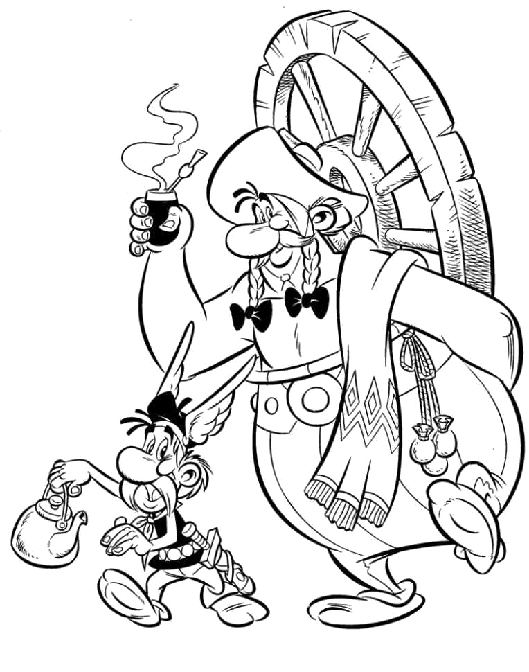 Página para colorir: Asterix e Obelix (desenhos animados) #24487 - Páginas para Colorir Imprimíveis Gratuitamente