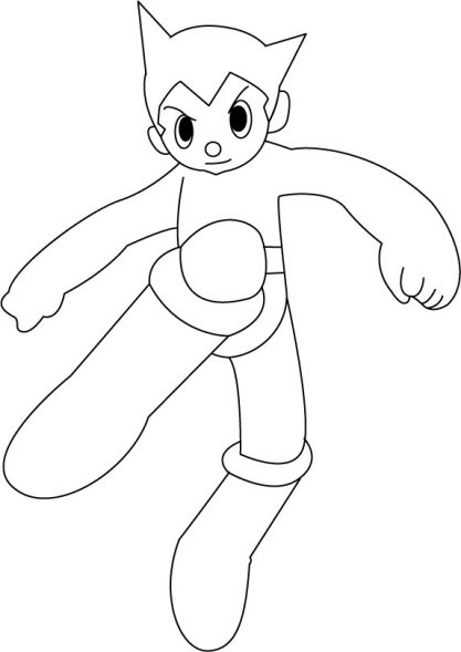 Página para colorir: Astroboy (desenhos animados) #45230 - Páginas para Colorir Imprimíveis Gratuitamente