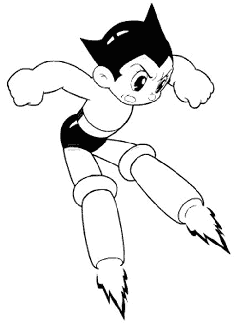 Página para colorir: Astroboy (desenhos animados) #45234 - Páginas para Colorir Imprimíveis Gratuitamente