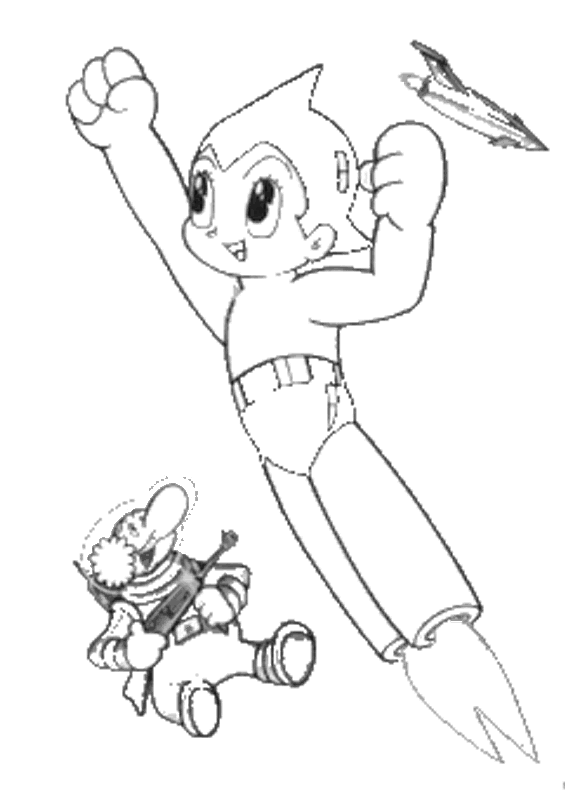 Página para colorir: Astroboy (desenhos animados) #45312 - Páginas para Colorir Imprimíveis Gratuitamente
