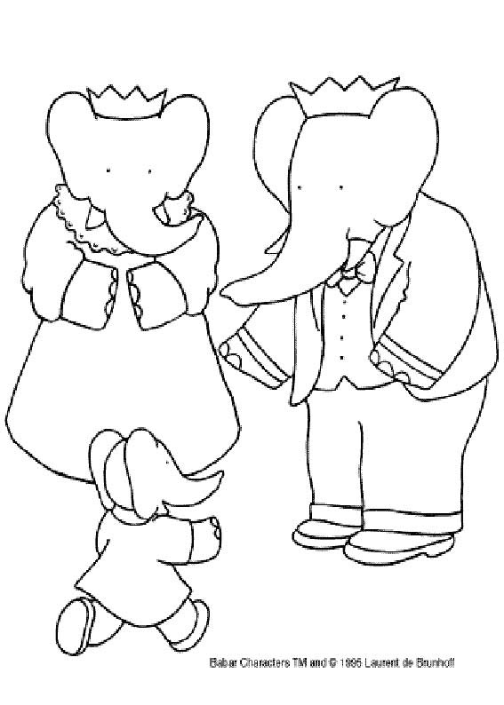 Página para colorir: babar (desenhos animados) #27924 - Páginas para Colorir Imprimíveis Gratuitamente