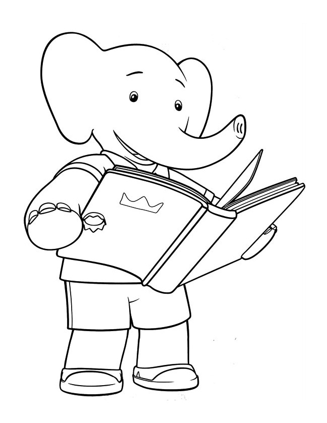 Página para colorir: babar (desenhos animados) #27934 - Páginas para Colorir Imprimíveis Gratuitamente