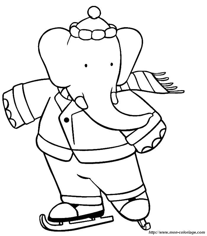 Página para colorir: babar (desenhos animados) #27944 - Páginas para Colorir Imprimíveis Gratuitamente