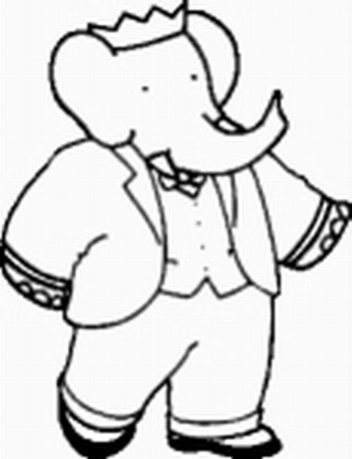 Página para colorir: babar (desenhos animados) #27948 - Páginas para Colorir Imprimíveis Gratuitamente