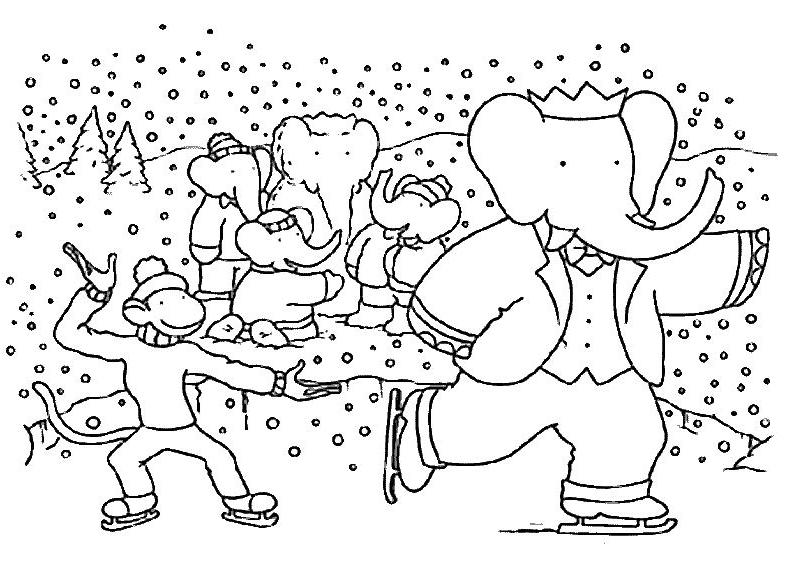 Página para colorir: babar (desenhos animados) #27994 - Páginas para Colorir Imprimíveis Gratuitamente