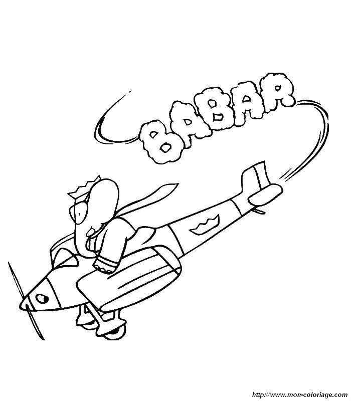 Página para colorir: babar (desenhos animados) #28067 - Páginas para Colorir Imprimíveis Gratuitamente