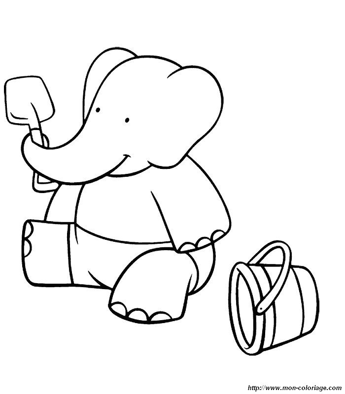 Página para colorir: babar (desenhos animados) #28112 - Páginas para Colorir Imprimíveis Gratuitamente