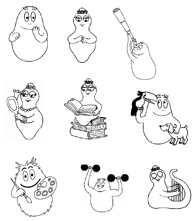Página para colorir: Barbapapa (desenhos animados) #36428 - Páginas para Colorir Imprimíveis Gratuitamente
