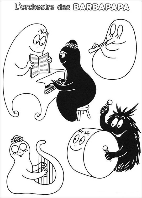 Página para colorir: Barbapapa (desenhos animados) #36462 - Páginas para Colorir Imprimíveis Gratuitamente