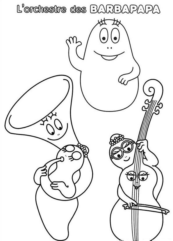 Página para colorir: Barbapapa (desenhos animados) #36476 - Páginas para Colorir Imprimíveis Gratuitamente