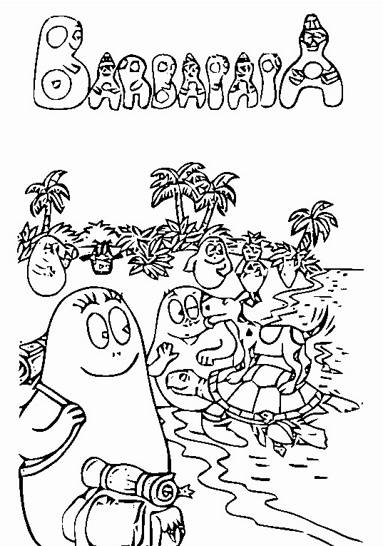 Página para colorir: Barbapapa (desenhos animados) #36486 - Páginas para Colorir Imprimíveis Gratuitamente