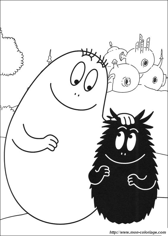 Página para colorir: Barbapapa (desenhos animados) #36529 - Páginas para Colorir Imprimíveis Gratuitamente