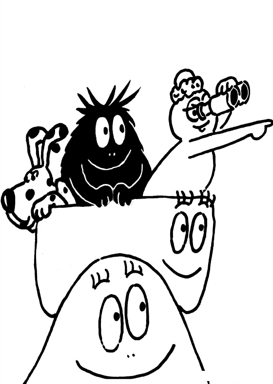 Página para colorir: Barbapapa (desenhos animados) #36576 - Páginas para Colorir Imprimíveis Gratuitamente