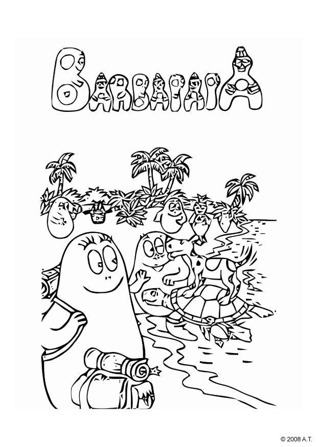 Página para colorir: Barbapapa (desenhos animados) #36606 - Páginas para Colorir Imprimíveis Gratuitamente