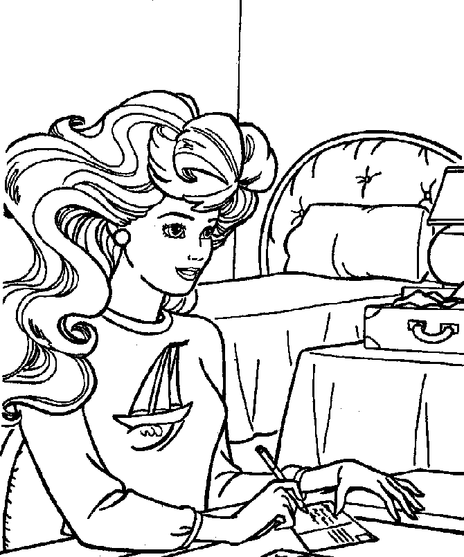 Página para colorir: Barbie (desenhos animados) #27717 - Páginas para Colorir Imprimíveis Gratuitamente