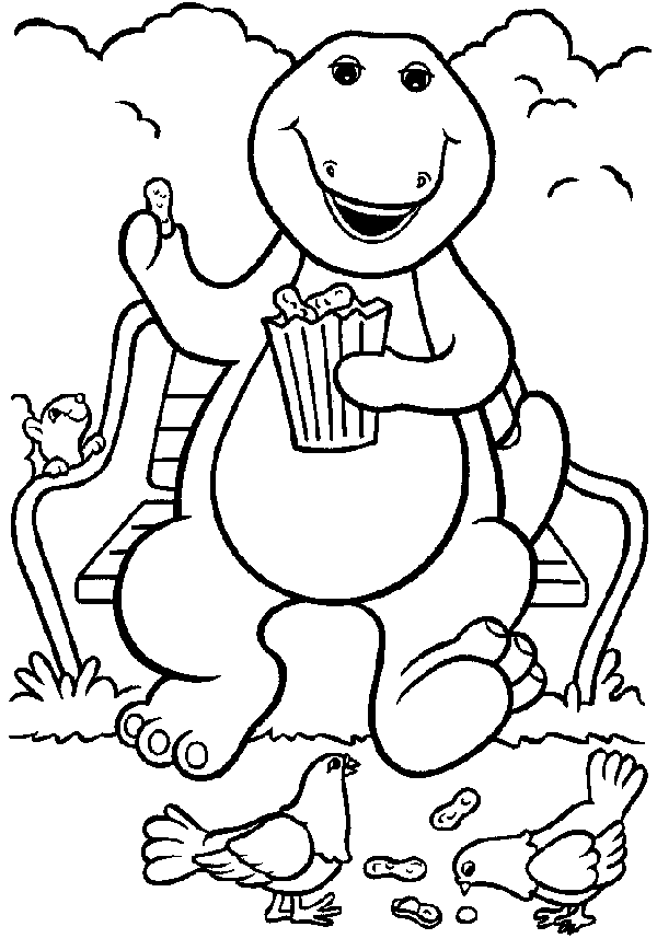 Página para colorir: Barney e seus amigos (desenhos animados) #40934 - Páginas para Colorir Imprimíveis Gratuitamente
