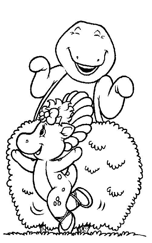 Página para colorir: Barney e seus amigos (desenhos animados) #40935 - Páginas para Colorir Imprimíveis Gratuitamente