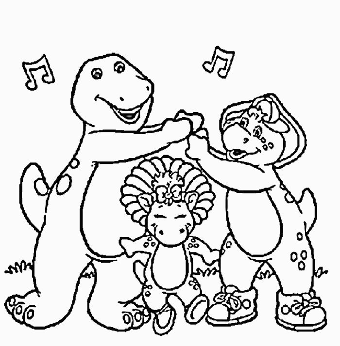 Página para colorir: Barney e seus amigos (desenhos animados) #40936 - Páginas para Colorir Imprimíveis Gratuitamente