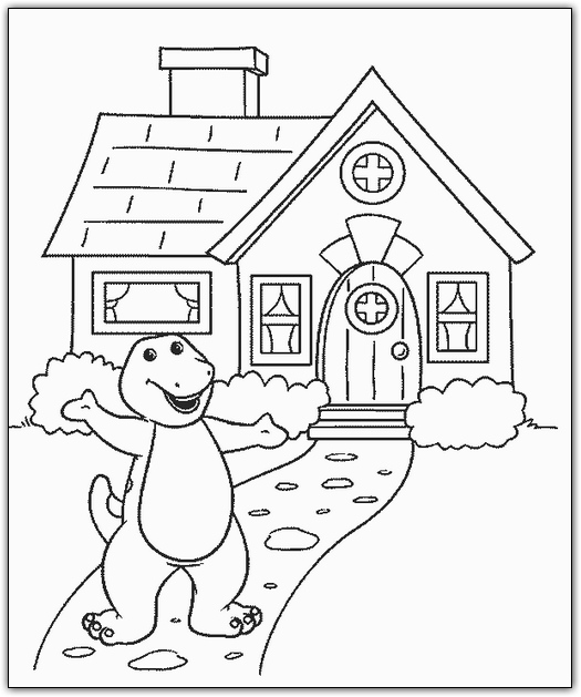 Página para colorir: Barney e seus amigos (desenhos animados) #40951 - Páginas para Colorir Imprimíveis Gratuitamente