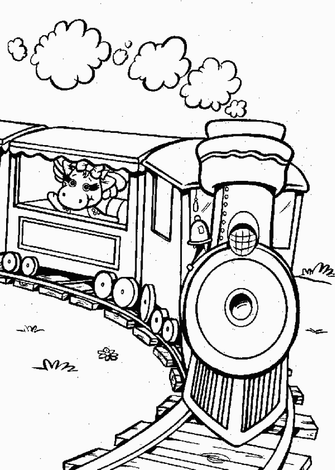 Página para colorir: Barney e seus amigos (desenhos animados) #40966 - Páginas para Colorir Imprimíveis Gratuitamente