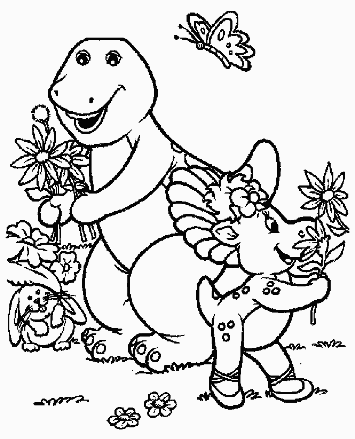 Página para colorir: Barney e seus amigos (desenhos animados) #40974 - Páginas para Colorir Imprimíveis Gratuitamente