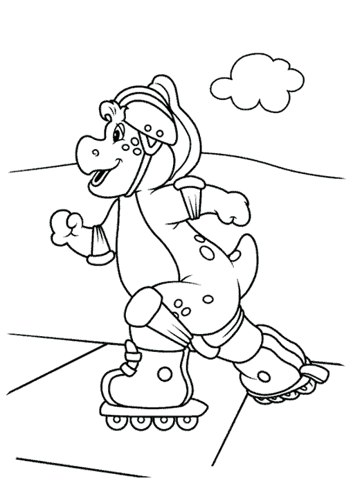 Página para colorir: Barney e seus amigos (desenhos animados) #40975 - Páginas para Colorir Imprimíveis Gratuitamente