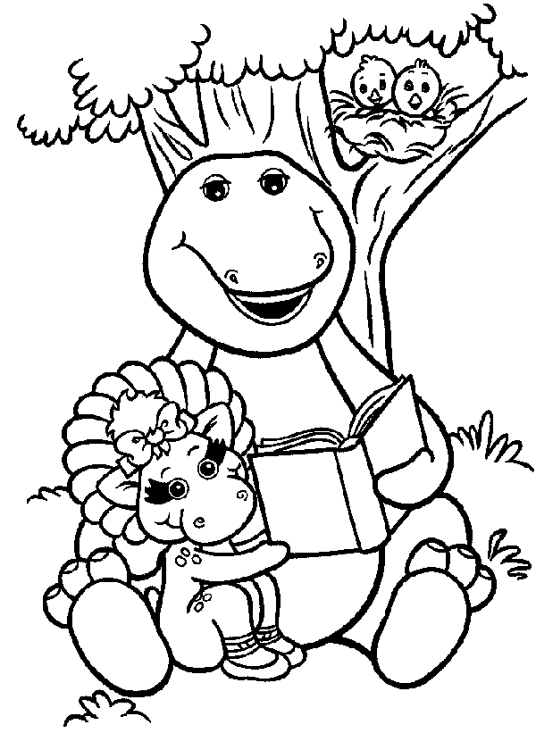 Página para colorir: Barney e seus amigos (desenhos animados) #40997 - Páginas para Colorir Imprimíveis Gratuitamente