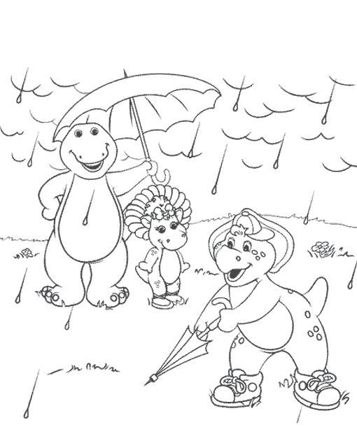 Página para colorir: Barney e seus amigos (desenhos animados) #41010 - Páginas para Colorir Imprimíveis Gratuitamente