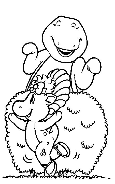 Página para colorir: Barney e seus amigos (desenhos animados) #41012 - Páginas para Colorir Imprimíveis Gratuitamente