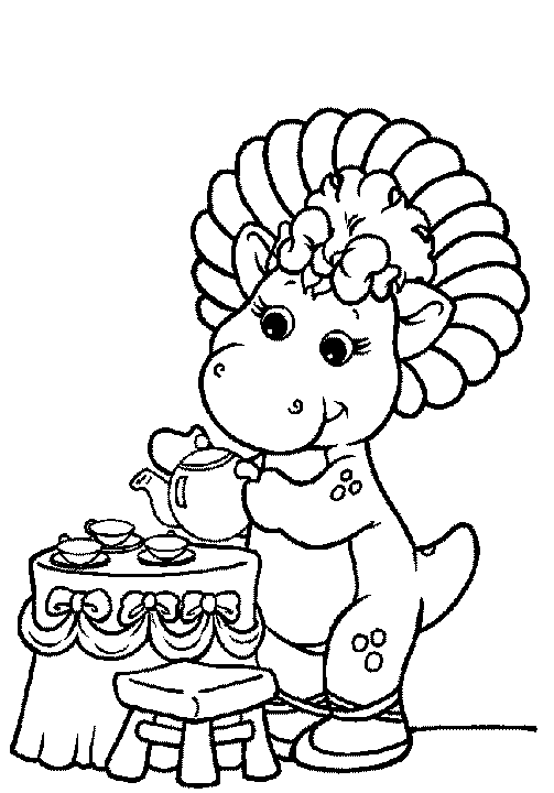 Página para colorir: Barney e seus amigos (desenhos animados) #41020 - Páginas para Colorir Imprimíveis Gratuitamente