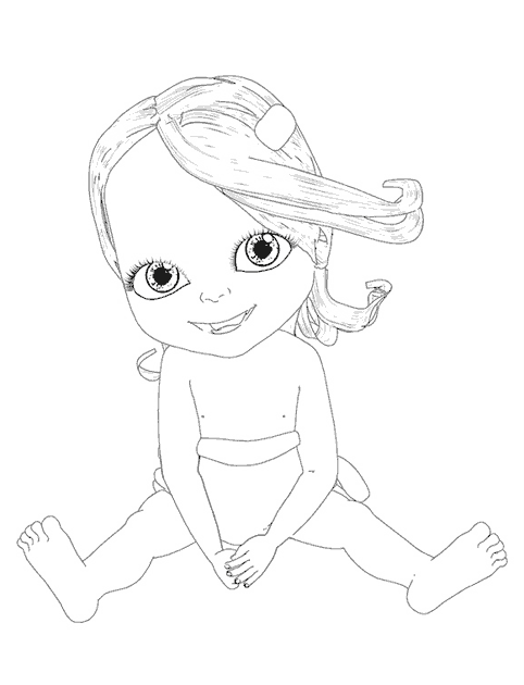 Página para colorir: Bebê Lilly (desenhos animados) #41089 - Páginas para Colorir Imprimíveis Gratuitamente