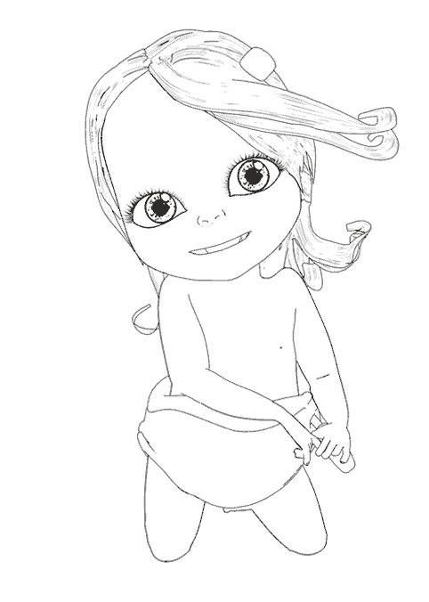 Página para colorir: Bebê Lilly (desenhos animados) #41093 - Páginas para Colorir Imprimíveis Gratuitamente