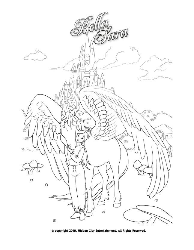Página para colorir: Bela Sara (desenhos animados) #41332 - Páginas para Colorir Imprimíveis Gratuitamente