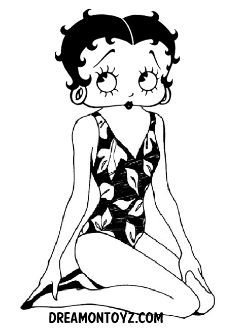 Página para colorir: Betty Boop (desenhos animados) #25947 - Páginas para Colorir Imprimíveis Gratuitamente