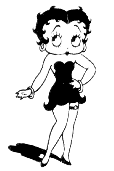 Página para colorir: Betty Boop (desenhos animados) #25954 - Páginas para Colorir Imprimíveis Gratuitamente