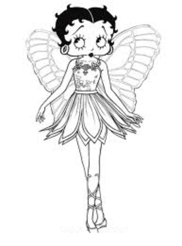 Página para colorir: Betty Boop (desenhos animados) #25977 - Páginas para Colorir Imprimíveis Gratuitamente