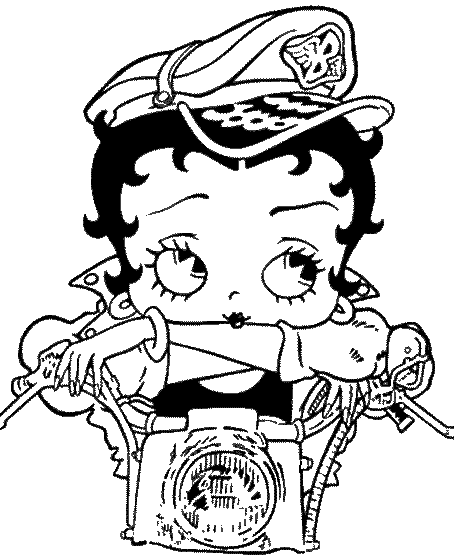 Página para colorir: Betty Boop (desenhos animados) #25983 - Páginas para Colorir Imprimíveis Gratuitamente