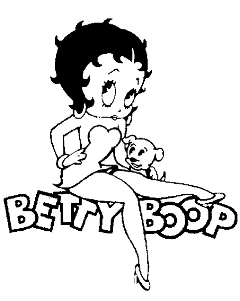 Página para colorir: Betty Boop (desenhos animados) #25986 - Páginas para Colorir Imprimíveis Gratuitamente