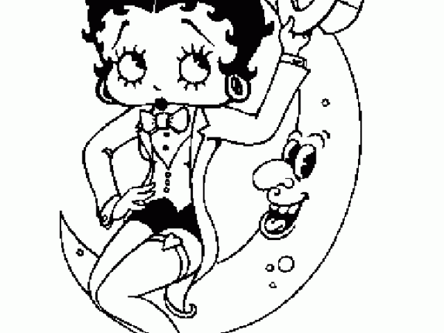 Página para colorir: Betty Boop (desenhos animados) #25987 - Páginas para Colorir Imprimíveis Gratuitamente