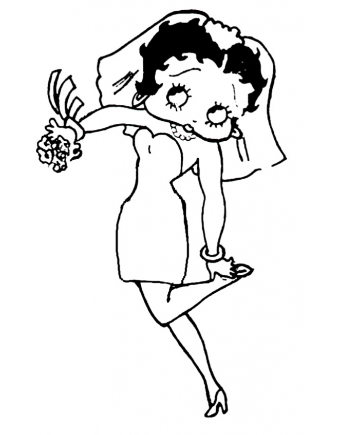 Página para colorir: Betty Boop (desenhos animados) #25992 - Páginas para Colorir Imprimíveis Gratuitamente