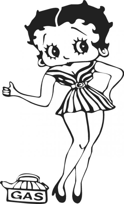 Página para colorir: Betty Boop (desenhos animados) #26010 - Páginas para Colorir Imprimíveis Gratuitamente
