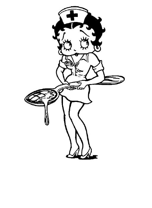 Página para colorir: Betty Boop (desenhos animados) #26037 - Páginas para Colorir Imprimíveis Gratuitamente