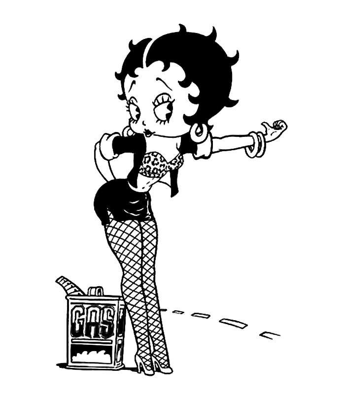 Página para colorir: Betty Boop (desenhos animados) #26038 - Páginas para Colorir Imprimíveis Gratuitamente