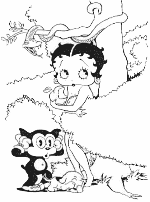 Página para colorir: Betty Boop (desenhos animados) #26041 - Páginas para Colorir Imprimíveis Gratuitamente