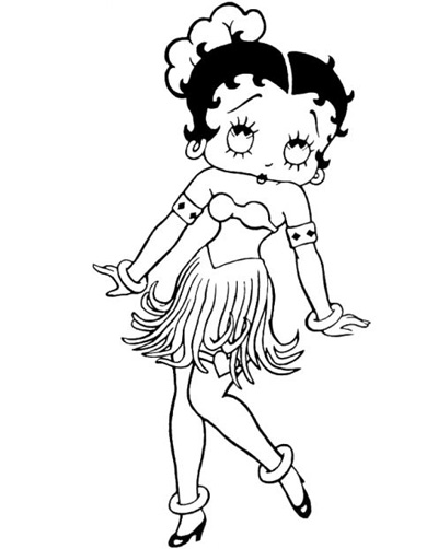 Página para colorir: Betty Boop (desenhos animados) #26052 - Páginas para Colorir Imprimíveis Gratuitamente