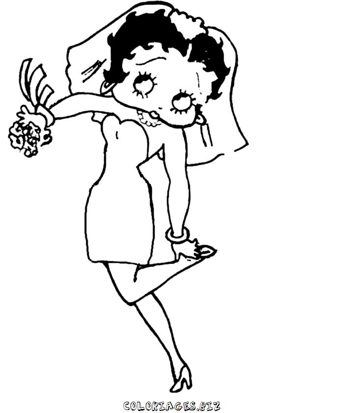 Página para colorir: Betty Boop (desenhos animados) #26058 - Páginas para Colorir Imprimíveis Gratuitamente